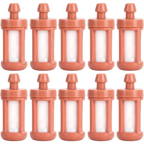 Lot 10 filtres carburant – compatible Stihl 064 065 MS180 MS210 MS230 MS250 MS381 – référence 4105 (1/5)