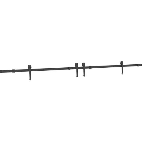 Maison Exclusive - Kit de herrajes para puertas correderas acero