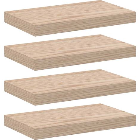 Mensole Pensili 4 pz 40x23,5x4 cm in Truciolato (1/5)
