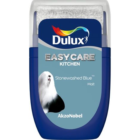 Dulux Easycare Kitchen Matt Tester Pot - 30ml - Stonewashed Blue