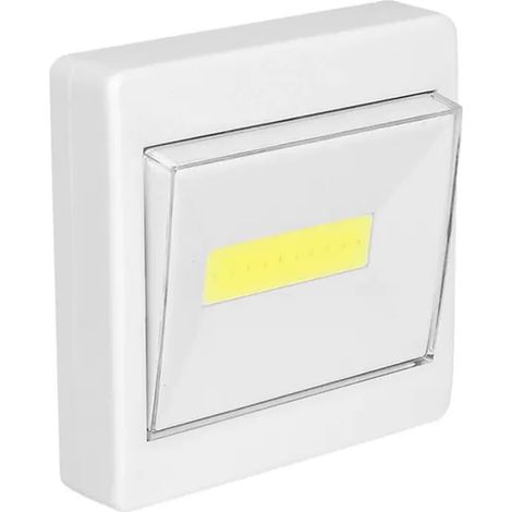 Lampada Armadio Luce COB LED Con Interruttore Punto Faretto Ricaricabile 3W 0210 (1/5)