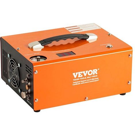 Compresseur d'air PCP portable - 30 MPa - Arrêt automatique - CC 12 V / CA 230 V - Convertisseur intégré (1/5)