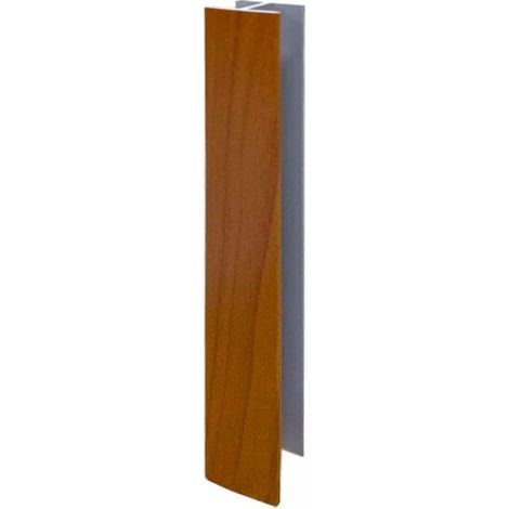 Giunzione lineare per zoccolo in PVC H 15 cm. ciliegio