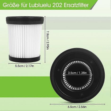Lot de 4 filtres pour Lubluelu 202 Fabuletta FSV001 FSV101 et Oraimo OSV-102 pour Girnoor G160 G165 Afoddon A300 (1/5)