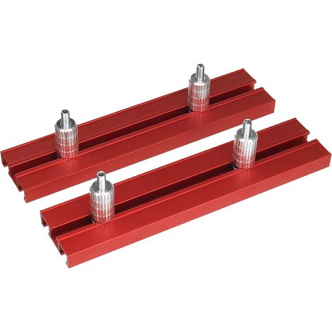 Établi en alliage d'aluminium Planing Stop Board Woodworking Baffle Limit Block 19.8mm (1/4)
