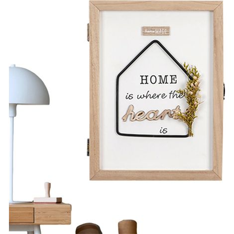clés mural pour la maison Porte clés en bois à 6