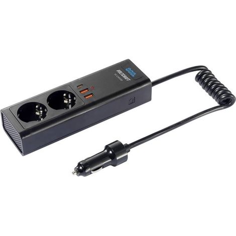 [NEUWERTIG] B-Ware Voltcraft Wechselrichter VC-CAR200 200W 12V DC 230V AC USB Zigarettenanzünder (1/2)