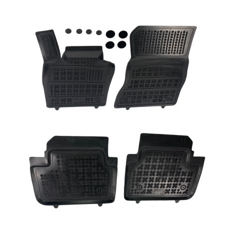 Tapis en caoutchouc pour BMW Série 5 G60 / G61 (2023+) — sauf hybride rechargeable (PHEV) — type bac
