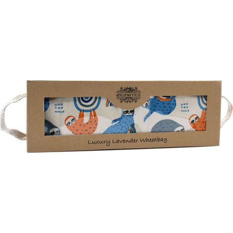 Sac de blé de luxe à la lavande dans une boîte cadeau - Paresseux paresseux- Vendu par 1