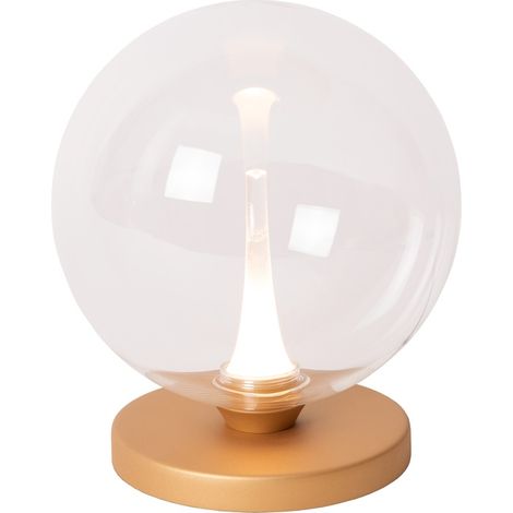 Lampe de table LED design Gisela transparent - 1x Ø 16cm - 13594/04/60 (1/3)