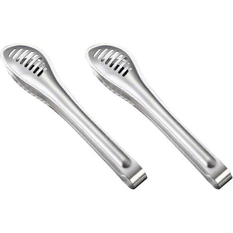 Pinces à barbecue/pinces à assiettes en acier inoxydable, idéales pour les mariages et le quotidien, lot de 2 (1/5)
