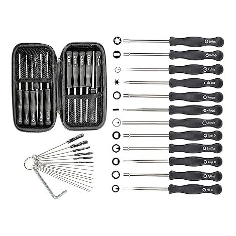 12-Piece Carburetor Adjustment Tool Set with Case for 2-Stroke Chainsaws and Brushcutters (1/5)