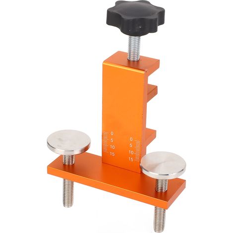 Gabarit de pose pour porte de placard en alliage d'aluminium, support de montage réglable pour panneaux de 7 à 37 mm (1/5)
