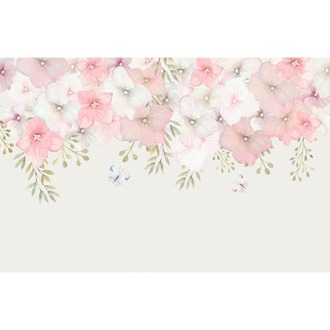 Papier peint panoramique - Fleurs - 130 cm x 85 cm (1/2)
