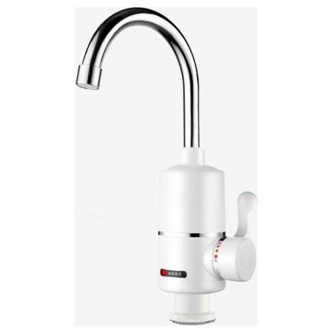 Electric Basin Faucet - Frame + Hot and Cold Mixer - Electric Instantaneous Water Heaters and Water Heaters, European Specifications, G1/2 (Water Bottom) (1/4)