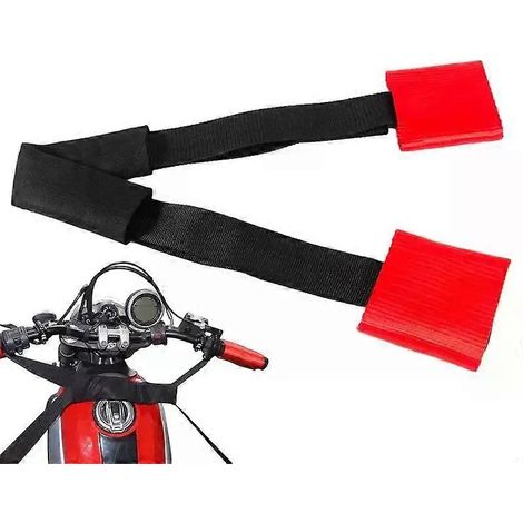 Sangle de guidon avant de moto, sangle de transport, sangle d'arrimage universelle pour moto (1/5)