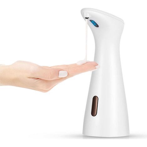 Dispensador de jabón automático sin contacto con clasificación de impermeabilidad IPX6, apto para encimeras de baño y cocina. (1/5)