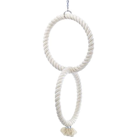 Nobby Cotton Climbing 2 Anelli Medi per Pappagallo, Diametro Totale 81 cm