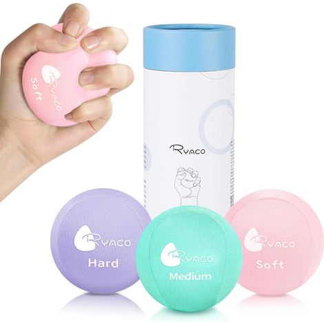 Antistress-Balls Hand Exercise Gel Stress Balls Set de 3 Entraîneur Pour les Mains Balle à pétrir Balle de Gymnastique Pour les Doigts Gestion du Stress (1/5)