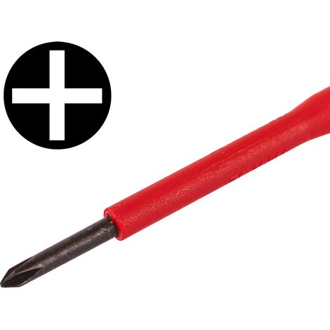 Elektrikársky skrutkovač krížový PH0x60 mm (1/3)