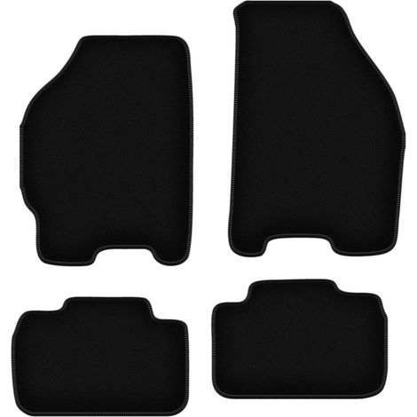 Tappetini BASIC in velluto nero per: Fiat Punto II hatchback (1999-2010) (1/5)