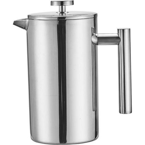 Cafetière à piston en acier inoxydable de 350 ml, à double paroi isolée BY-WELLNGS 350 ml (1/2)