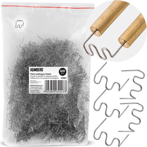 Graffe per saldatrice per plastica 600 pezzi tipo a humberg