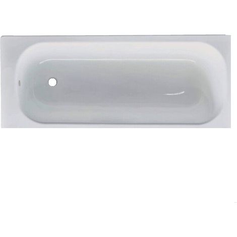 Modern Rectangular Single Ended Bath 1600x700x355mm - White