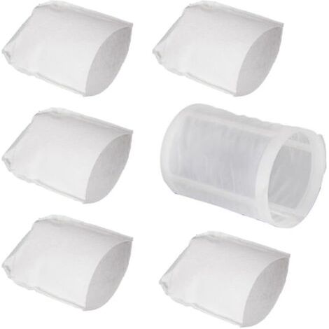 Ensemble de 6 filtres de rechange pour aspirateurs Makita CL100, références 443060-3 et 451208-3 (5 filtres + 1 préfiltre) (1/4)