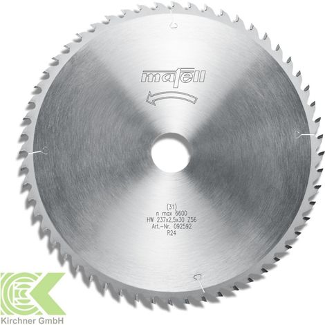 Mafell Sägeblatt HM  237 x 1,8 / 2,5 x 30 Z 56 WZ für K 85 092592