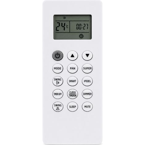 Mando a distancia de repuesto para aire acondicionado compatible con Beko DG11Q1-01, DG11Q1-02 y DG11Q1-03 (1/5)
