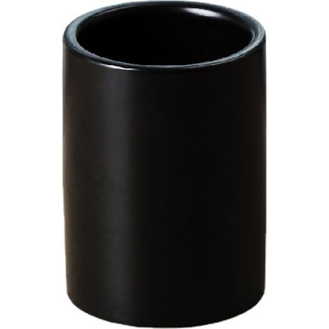 Porte Brosse À Dents - Gobelet Salle De Bain - Céramique - 150 ml - Noir Mat - Lot De 1 (1/5)