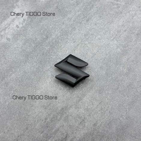 (4,5 cm Noir mat) Emblème de calandre avant, capot, logo autocollant pour coffre arrière de voiture, compatible avec SUZUKI SX4 S Cross SWIFT Alto Alivio Landy Jimny iM 4 iK 2 (1/4)