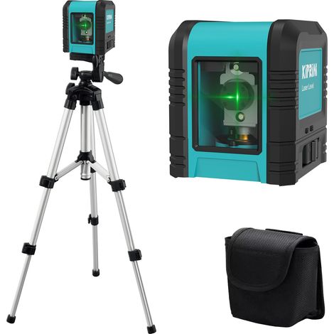Niveau à Bulle Laser Vert avec Trépied Réglable (1/5)