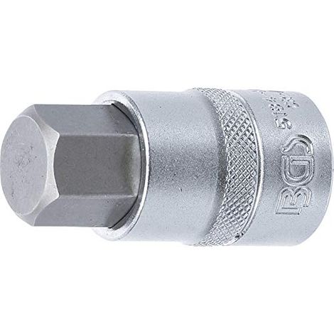 BGS Bit inserto 12,5 mm, interno esagonale, 19 x 55 mm, 1 pezzi, 5184 H19 (1/3)