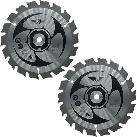 2pcs CS15018T2 150mm 18T 10mm Alésage Lame scie circulaire TCT (1/5)