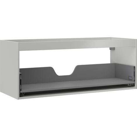 Mexen Box-A Korpus für Waschbeckenunterschrank 120 cm, 1 Schublade, graumatt - 91AX0-1200-470-1-62 (1/4)