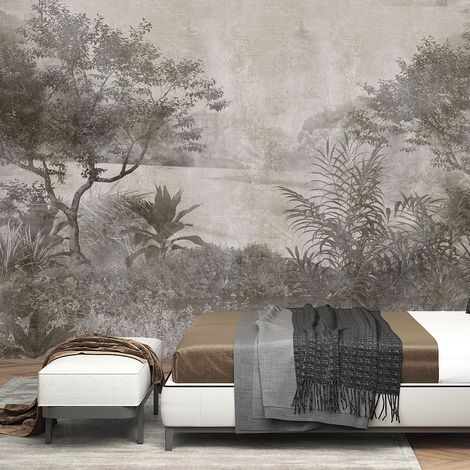 Papier peint panoramique - Forêt tropicale - 130 cm x 87 cm (1/4)