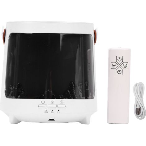 Mini humidificateur ultrasonique silencieux diffuseur de parfum 300ml lampe de nuit arrêt automatique pour chambre, bureau, chambre de bébé (1/5)
