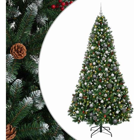 Künstlicher Weihnachtsbaum mit Kugel 180 cm 300 LEDs vidaXL (1/5)
