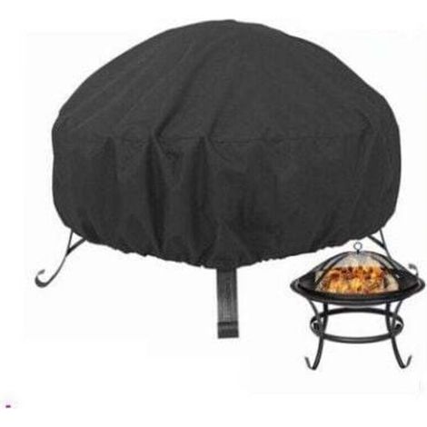 Grill- und Grillplattenabdeckung. Schutzhülle für Grillplatten Ø 85 x 40 cm. Wasserdicht, UV-beständig und reißfest. Hergestellt aus 210D Oxford-Gewebe. (1/4)