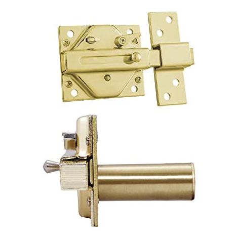 Cerrojo cs88l m50. acabado latonado. cilindro de 50mm. con 5 llaves de seguridad. ifam (1/4)