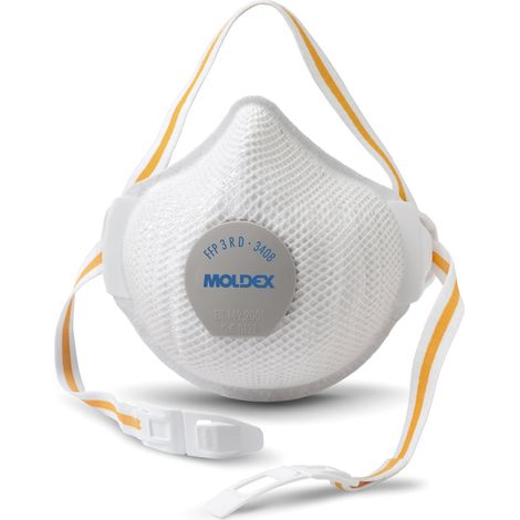 Atemschutzmaske Air Plus ProValve 340801 FFP3/V R D m.Ausatemventil 5St./KT