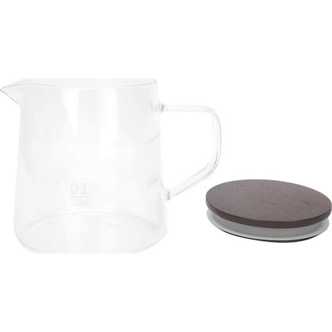 Café Borosilicato pour café Transparent Coffee Tea Milk (300ML) (1/4)