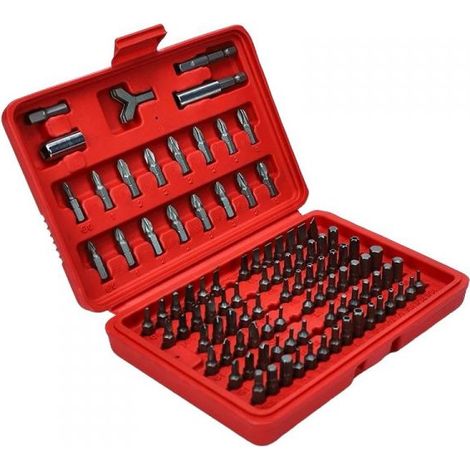 Kit 100 Inserti Giravite Cacciavite punte Trapano Avvitatore 100 Pezzi 70730