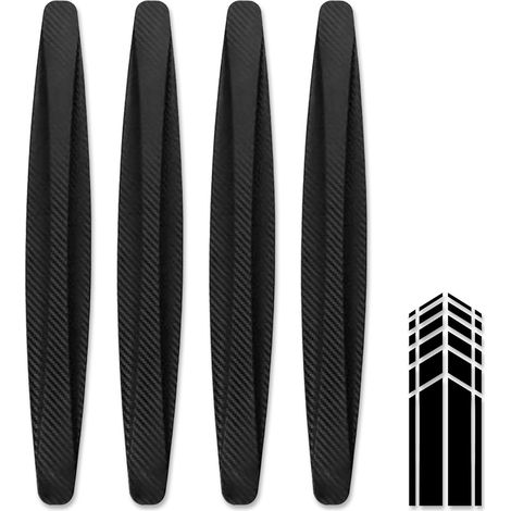 4 Pièces Protections d'Angle de Pare-Chocs Auto, Protection Universelle de Pare-Chocs Anti-Rayures avec 2 Autocollants de Rétroviseur pour Extérieur Auto (1/5)