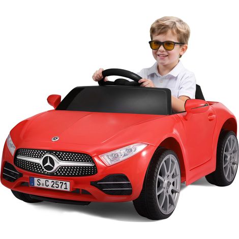 Voiture Électrique pour Enfant - Mercedes Model CLS350 en Rouge– Confort, Sécurité et Musique