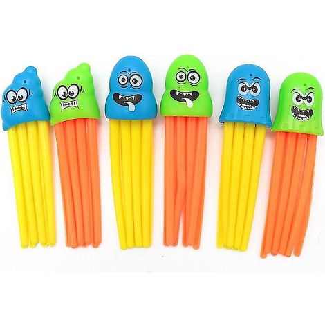 Lot de 6 jouets de piscine pieuvre pour enfants, jouets de plongée aquatiques amusants, jeu d'eau pour piscine, anneau de plongée en forme de pieuvre, accessoires de baignade pour petits. (1/5)