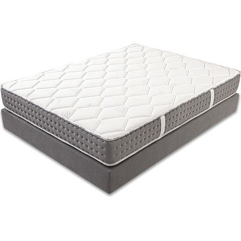 Matelas Talia (24cm) Ressorts Ensachés, Mousse Haute Densité, Indépendance de Couchage, Soutien ferme, Face été/hiver, 140x190cm (1/5)