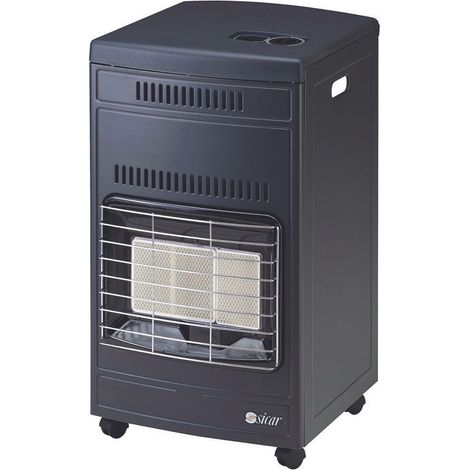 STUFA INFRAROSSI A GAS GPL 4200W GRIGIA misure cm.40,5x45x77h. peso Kg.12,5 EURO90 SICAR